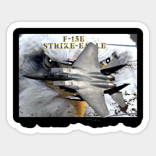 Eagle Strike !! Sticker by WarDaddy